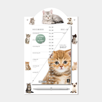 LUXE OMSLAGKALENDER 2027 KATTEN