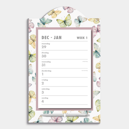 WEEKSCHEURKALENDER 2026 VLINDERS