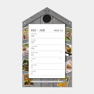 WEEKSCHEURKALENDER 2027 VOGELS
