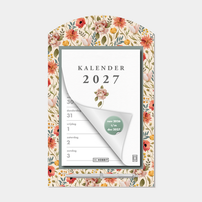 WEEKSCHEURKALENDER 2027 VINTAGE ROOS