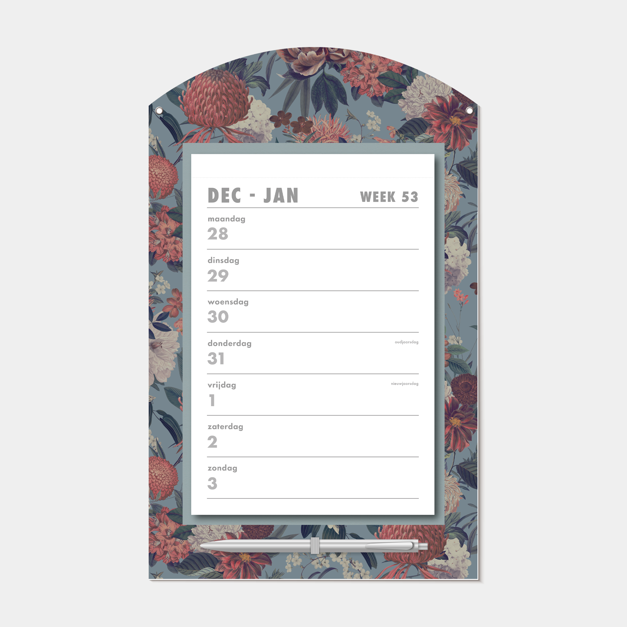WEEKSCHEURKALENDER 2027 KLASSIEK BOEKET