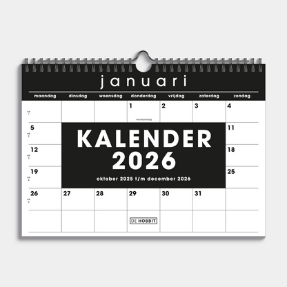MAANDKALENDER 2026 A4 BASIC
