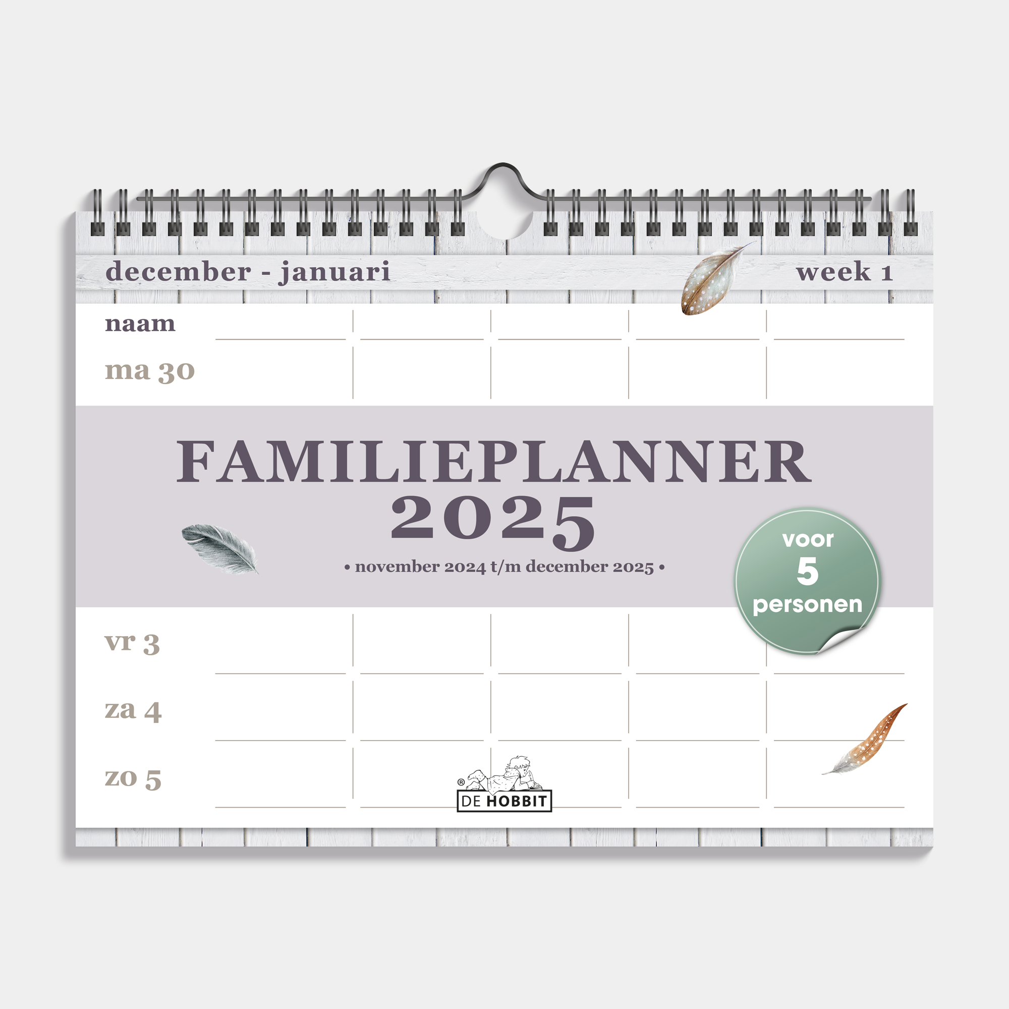 FAMILIEPLANNER 2025 A4 VEERTJES