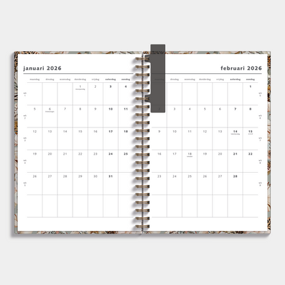 PLANNER 2026 A4 TIJGERLELIE