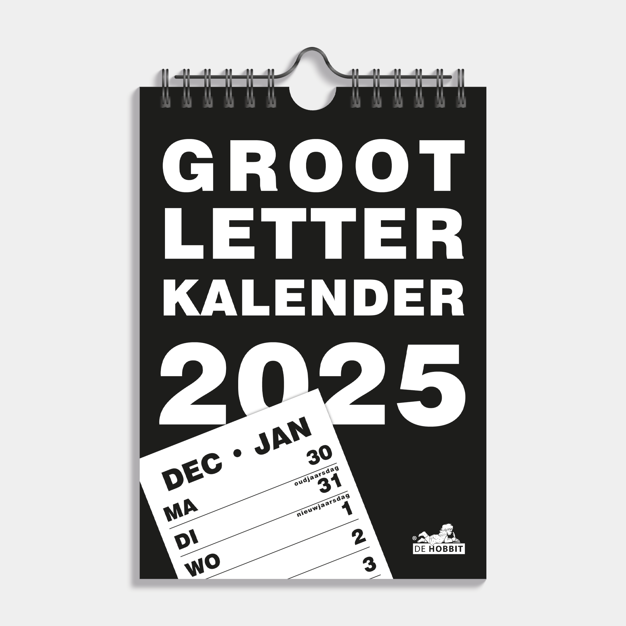 GROOTLETTER WEEKKALENDER 2025 A5