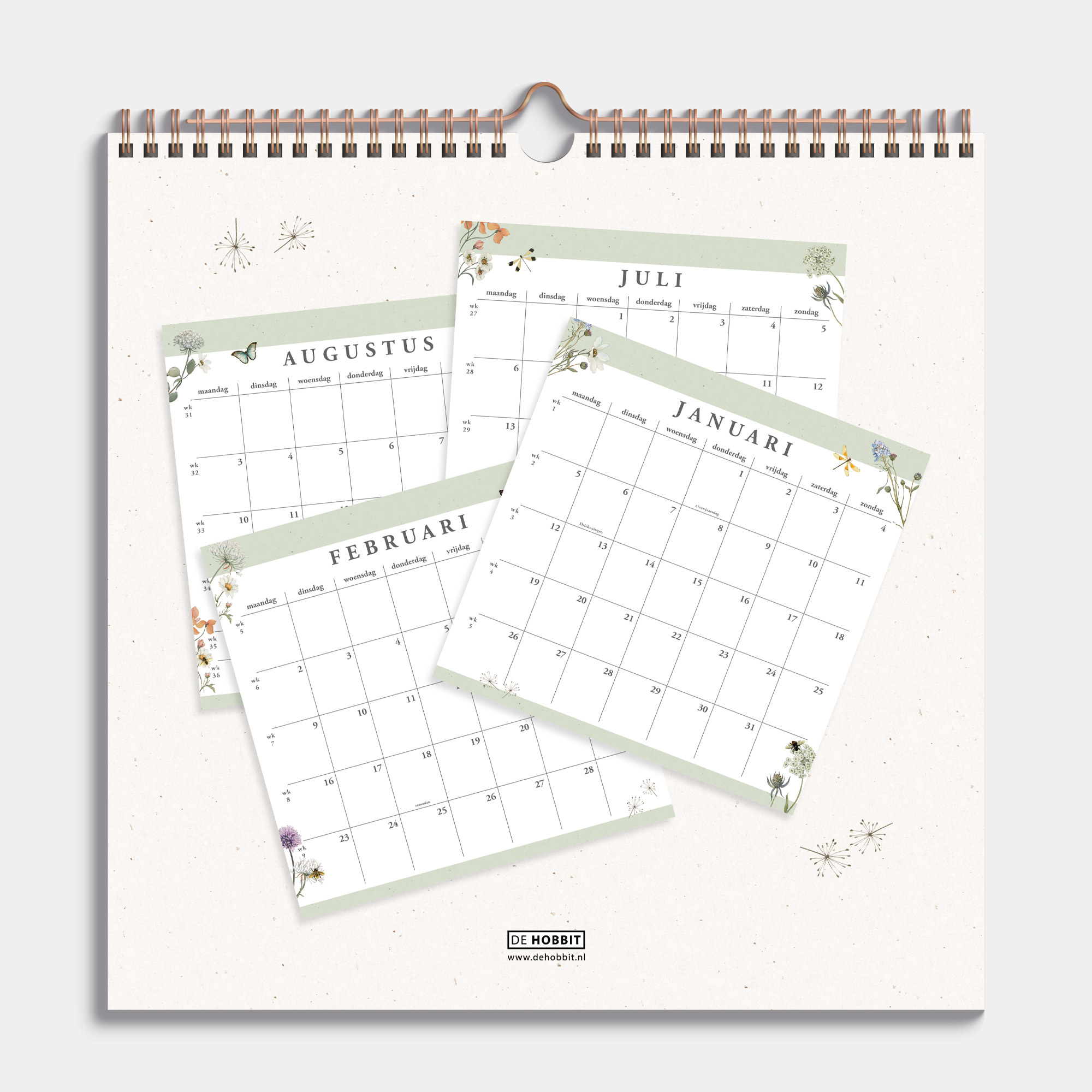JAARKALENDER 2026 WEIDEBLOEMEN