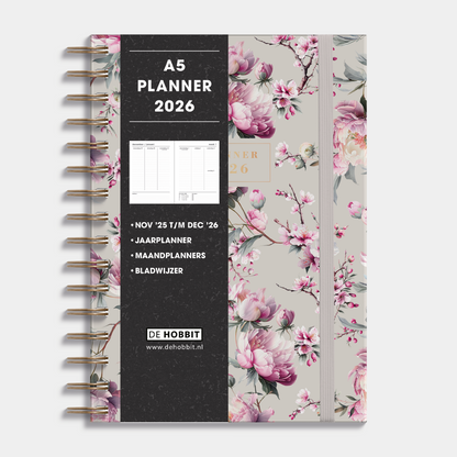 PLANNER 2026 A5 KERSENBLOESEM