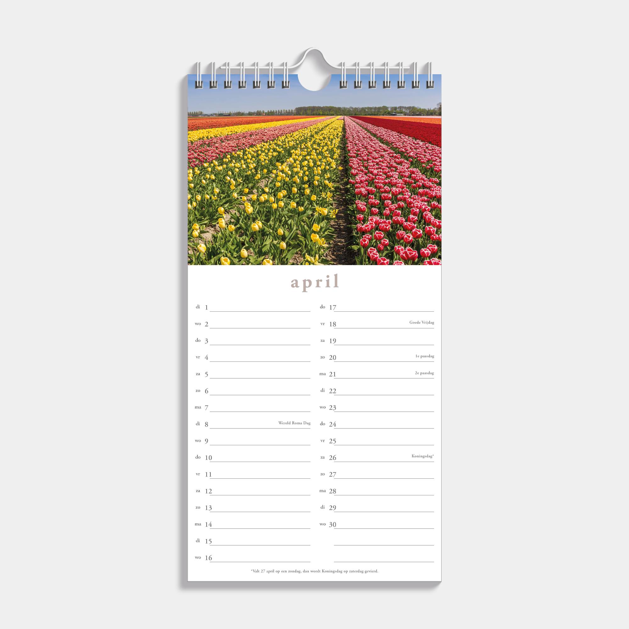 MINIKALENDER 2025 30X15 HOLLAND