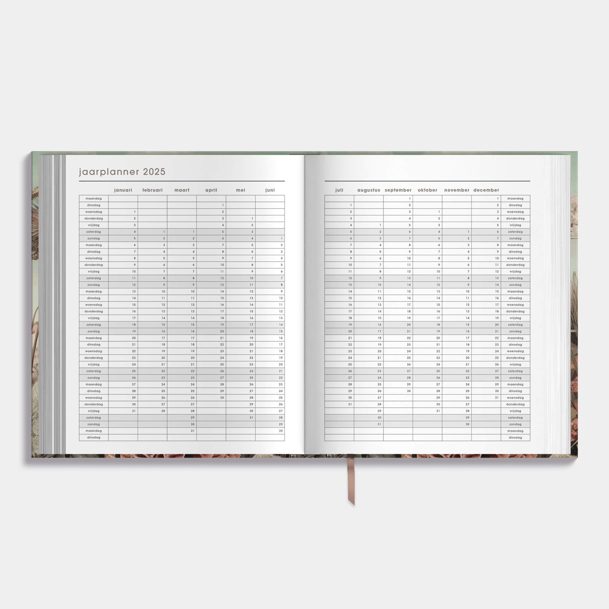 WEEKPLANNER 2025 A5+ VELDBLOEMEN