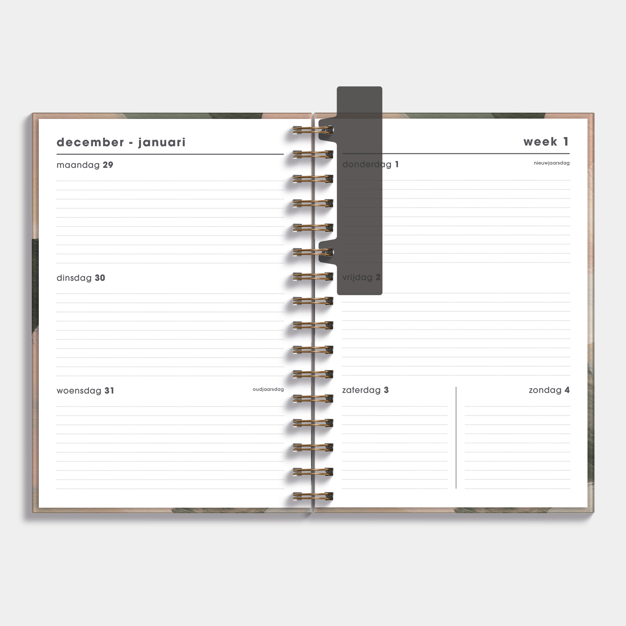 PLANNER 2026 A5 VERFSTRUCTUUR