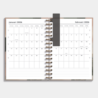 PLANNER 2026 A5 VERFSTRUCTUUR