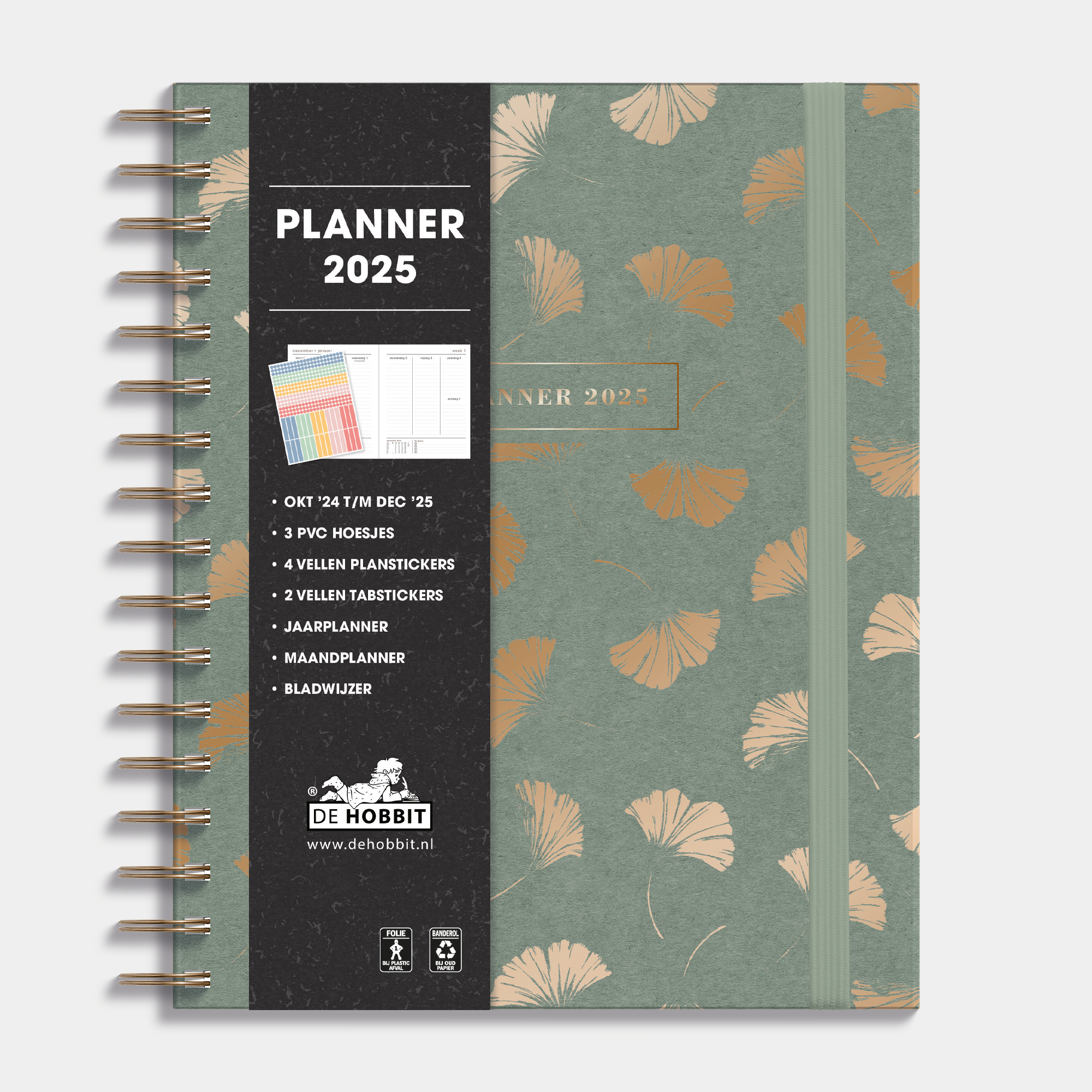 WEEKPLANNER 2025 A5+ GINKGO