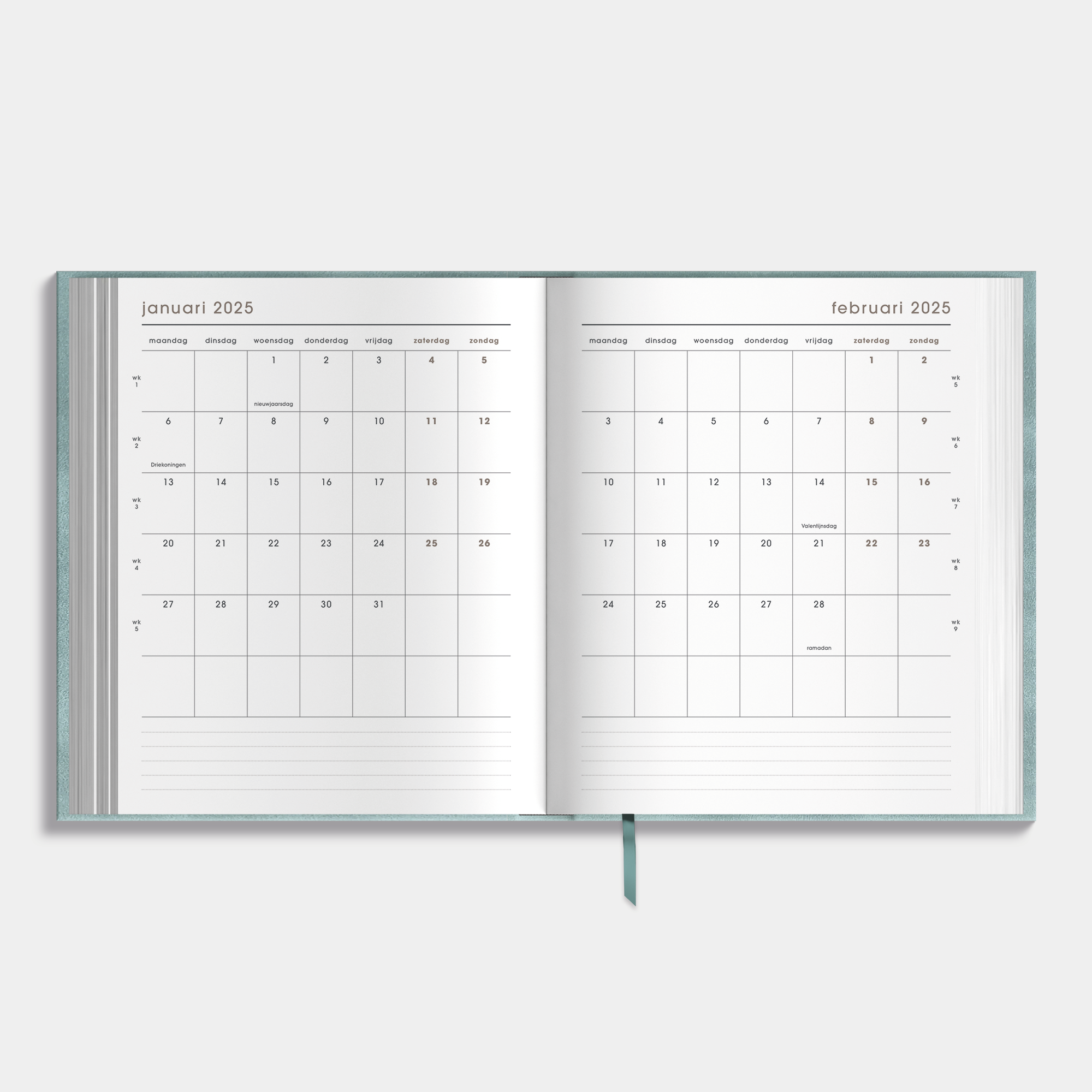 WEEKPLANNER 2025 A5+ ZEN