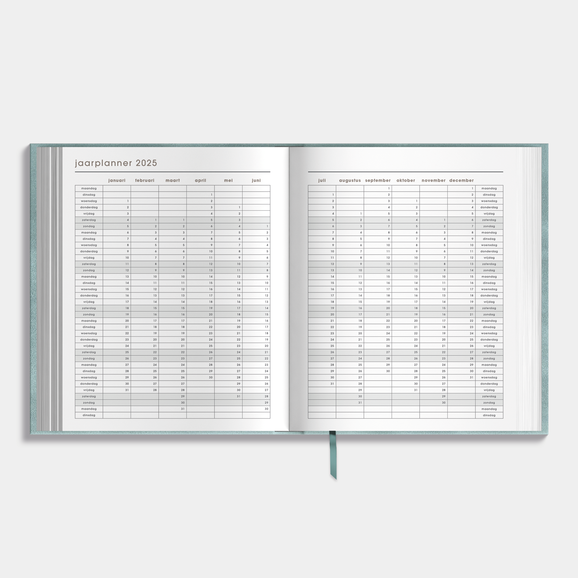 WEEKPLANNER 2025 A5+ ZEN