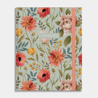 LUXE WEEKPLANNER 2026 A5+ VINTAGE BLOEMEN