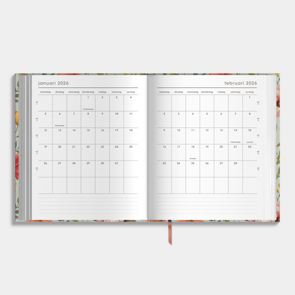 LUXE WEEKPLANNER 2026 A5+ VINTAGE BLOEMEN