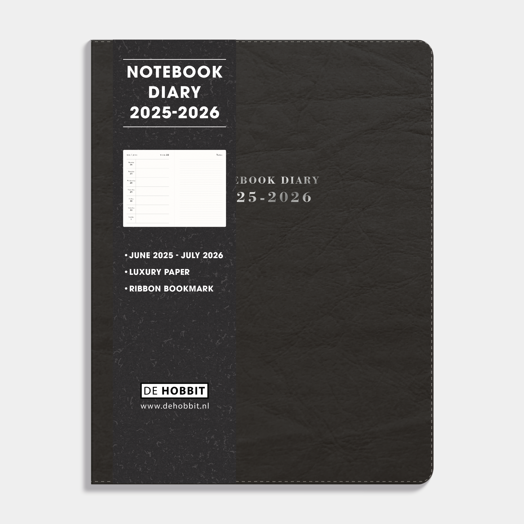 NOTEBOOK DIARY 2025-2026 A5 WASHED CRAFT