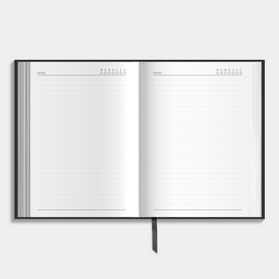 NOTITIEBOEK A5 LEDERLOOK