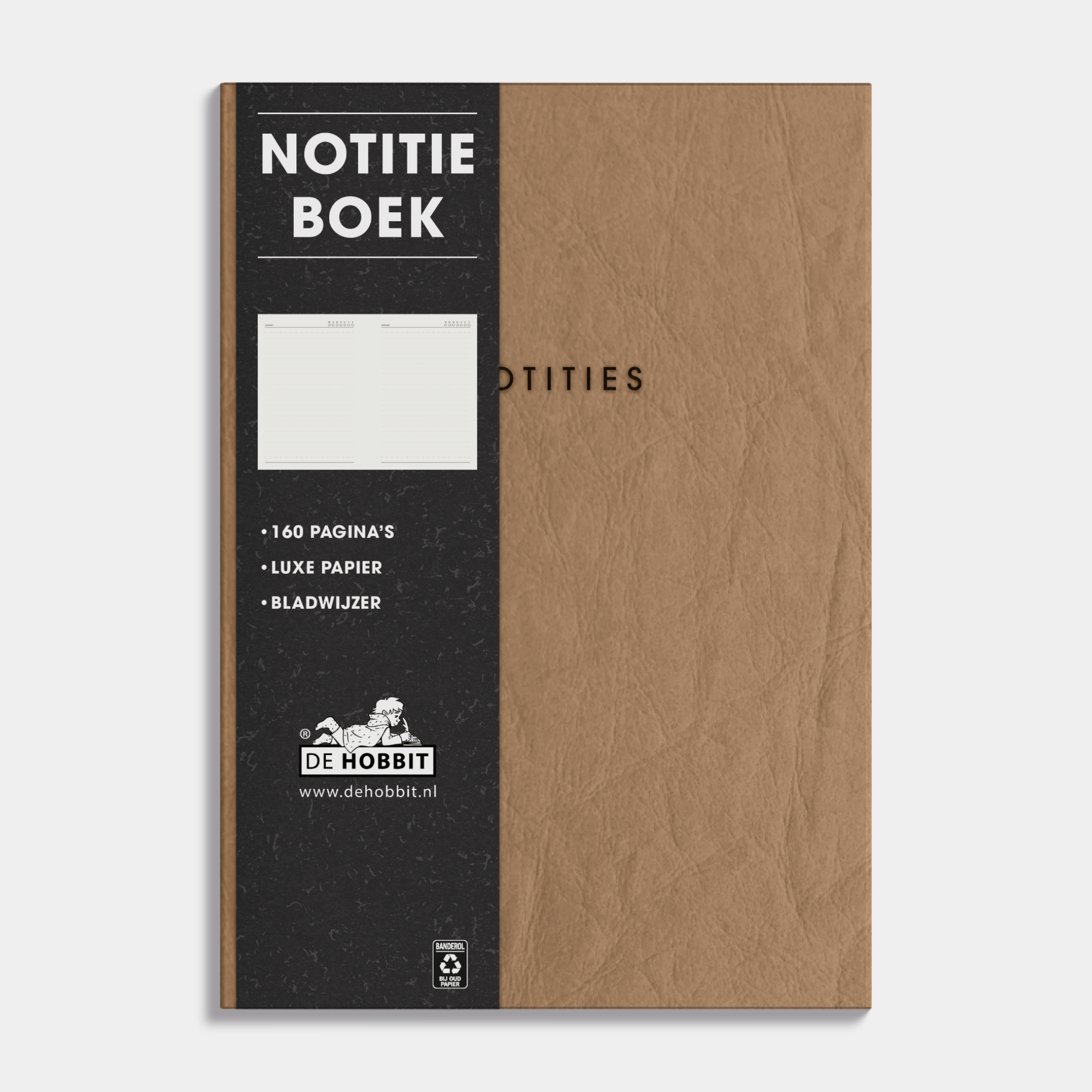 NOTITIEBOEK A5 WASHED CRAFT