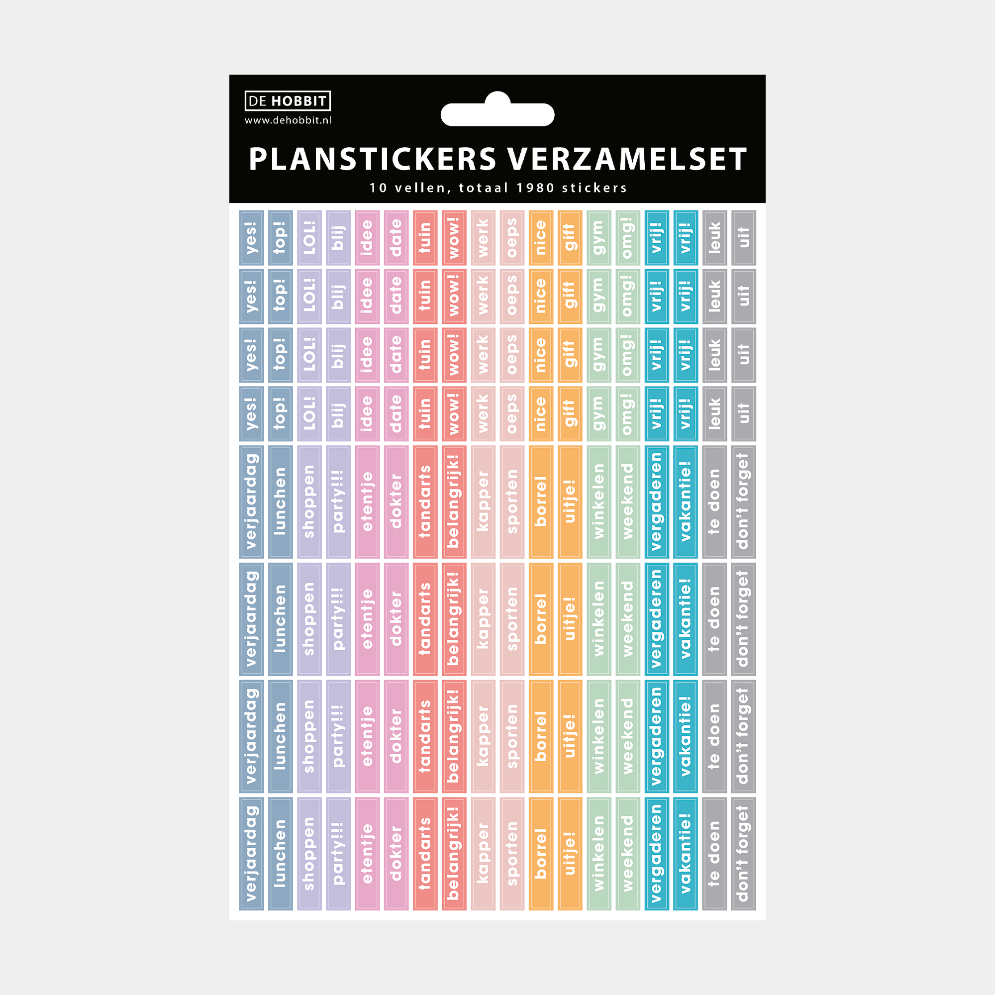 PLANSTICKERS VERZAMELSET