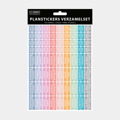 PLANSTICKERS VERZAMELSET
