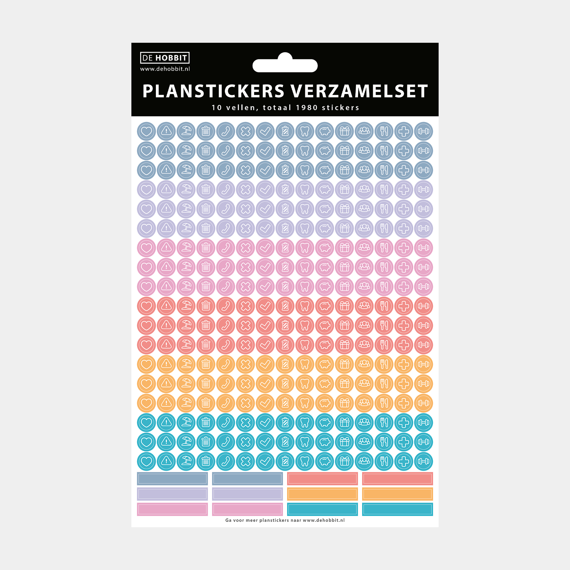PLANSTICKERS VERZAMELSET