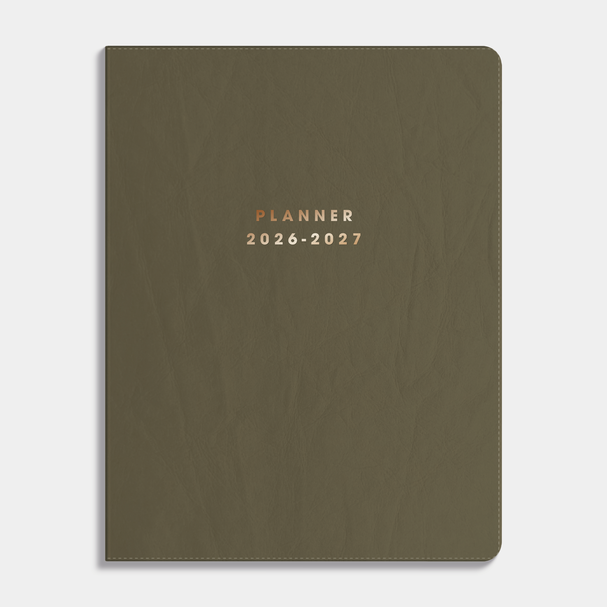 WEEKPLANNER 2026-2027 ±A4 WASHED KRAFT