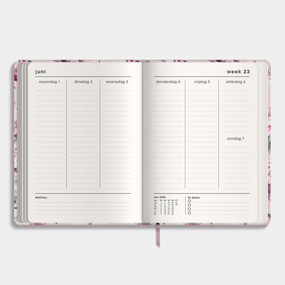 WEEKAGENDA 2026-2027 A5 KERSENBLOESEM