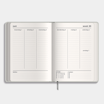 WEEKAGENDA 2026-2027 A5 WASHED CRAFT