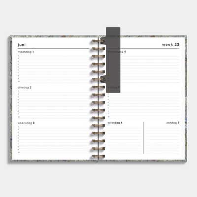 RINGBAND AGENDA 2026-2027 A5 WEIDEBLOEMEN