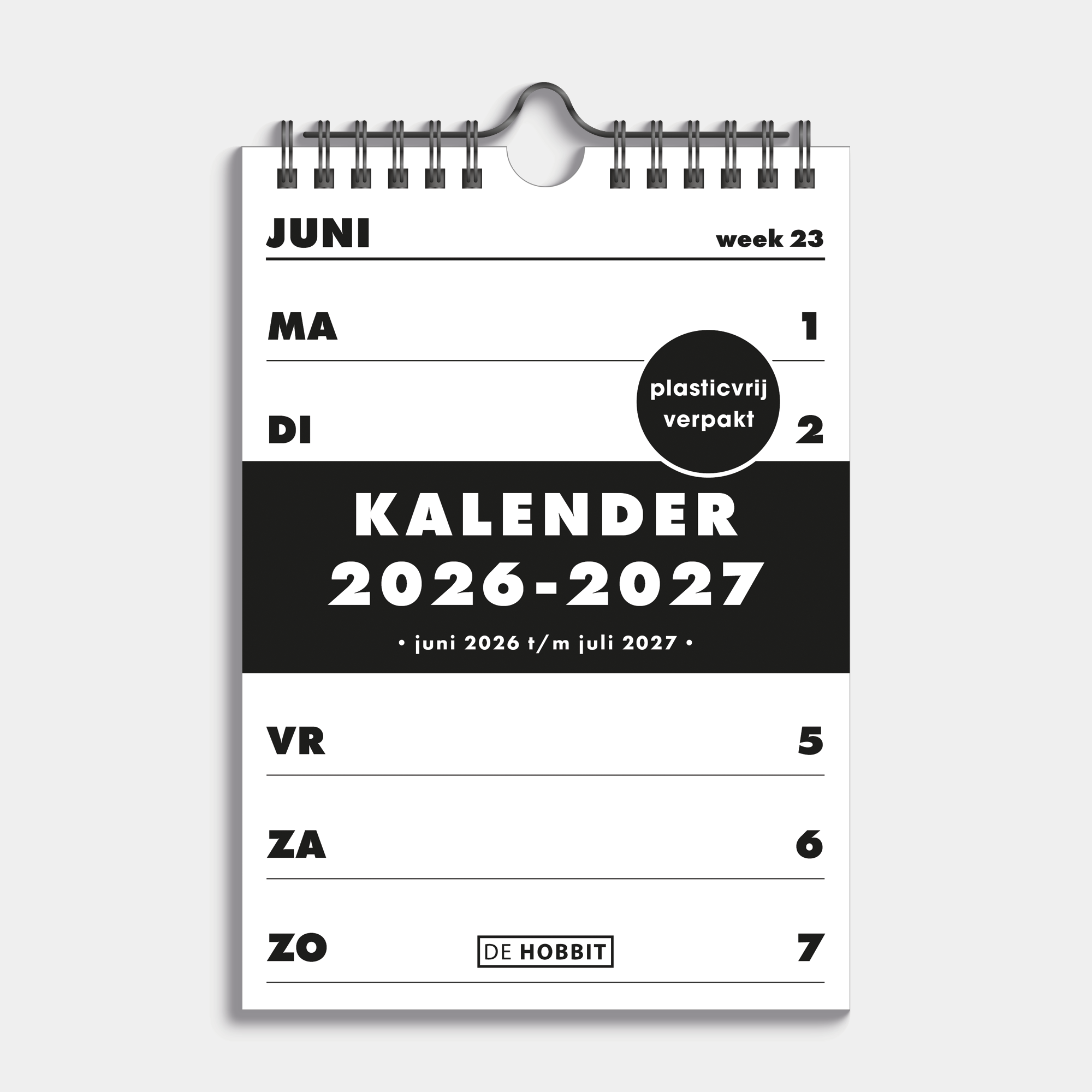 WEEKKALENDER SCHOOLJAAR 2026-2027 A5 BASIC