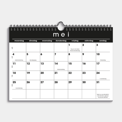 MAANDKALENDER SCHOOLJAAR 2026-2027 A4 BASIC