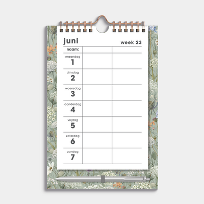 DUOPLANNER 2026-2027 A5+ WEIDEBLOEMEN