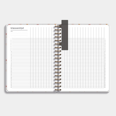 LERARENAGENDA BASISONDERWIJS 2026-2027 ±A4 AQUAREL BLOEMETJES