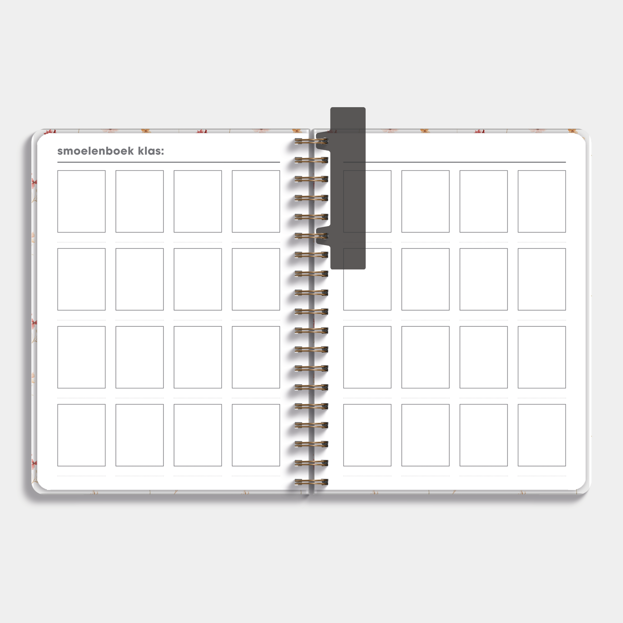LERARENAGENDA BASISONDERWIJS 2026-2027 ±A4 AQUAREL BLOEMETJES