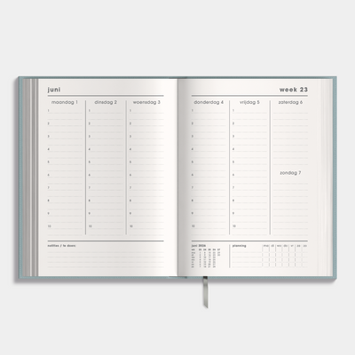 DOCENTENAGENDA BUNDEL 2026-2027 A5 LEDERLOOK