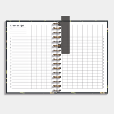 DOCENTENAGENDA 2026-2027 A5 AQUAREL WILDE BLOEMETJES