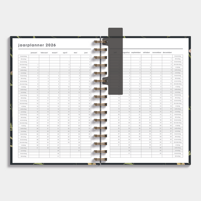 DOCENTENAGENDA 2026-2027 A5 AQUAREL WILDE BLOEMETJES