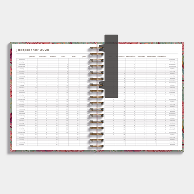 LUXE WEEKPLANNER 2026-2027 A5+ TROPISCHE BLOEMEN
