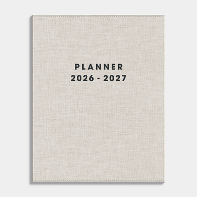 LUXE WEEKPLANNER 2026-2027 A5+ LINNEN