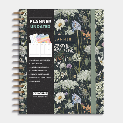 WEEKPLANNER UNDATED A5+ WEIDEBLOEMEN