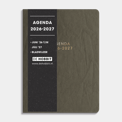 LUXE POCKET AGENDA 2026-2027 A6 WASHED CRAFT