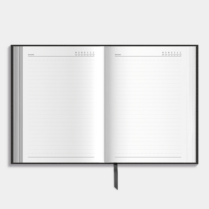 18 MAANDEN AGENDA BUNDEL 2025-2026 A5 LEDERLOOK