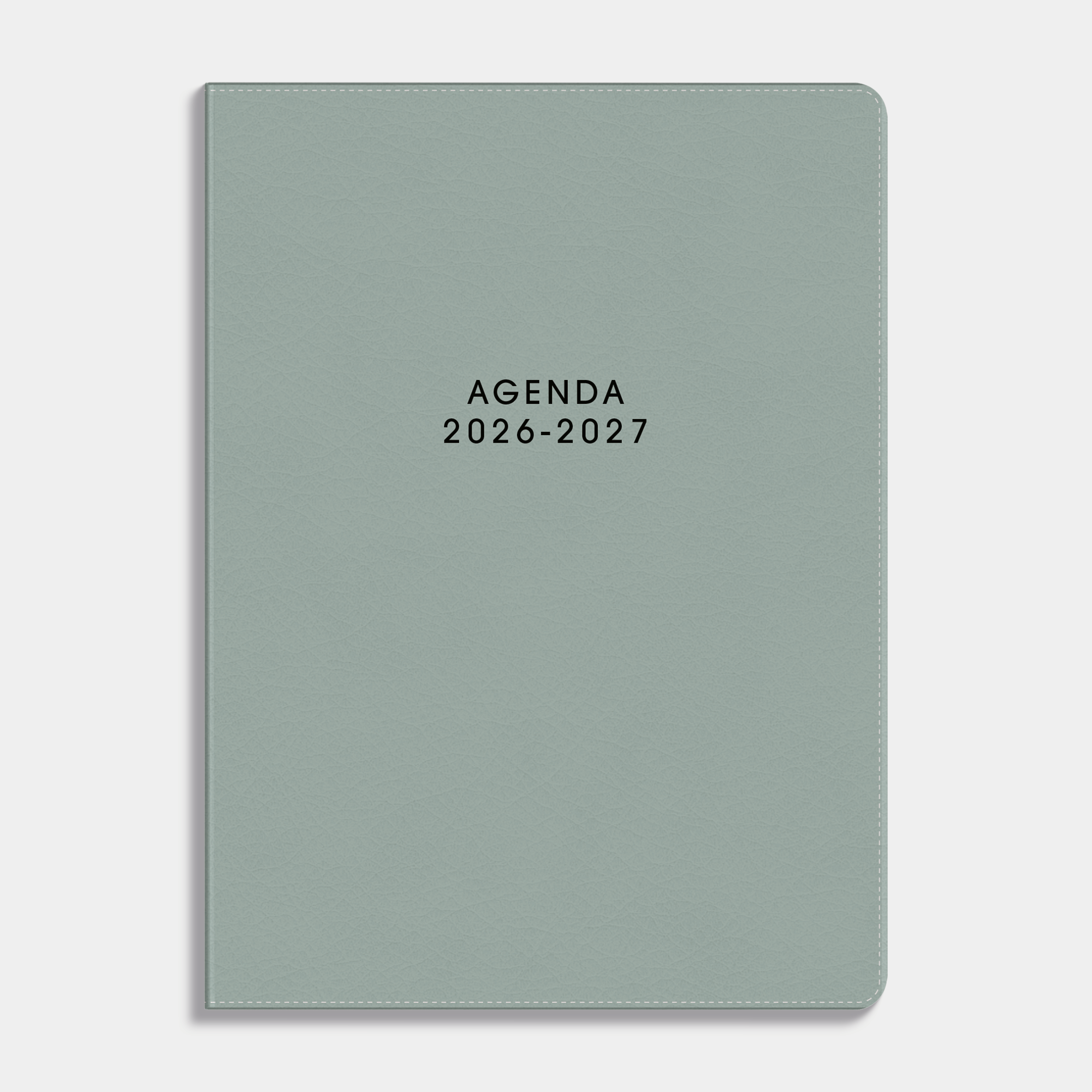 POCKET AGENDA 2026-2027 A6 LEDERLOOK AQUA