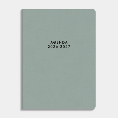 POCKET AGENDA 2026-2027 A6 LEDERLOOK AQUA