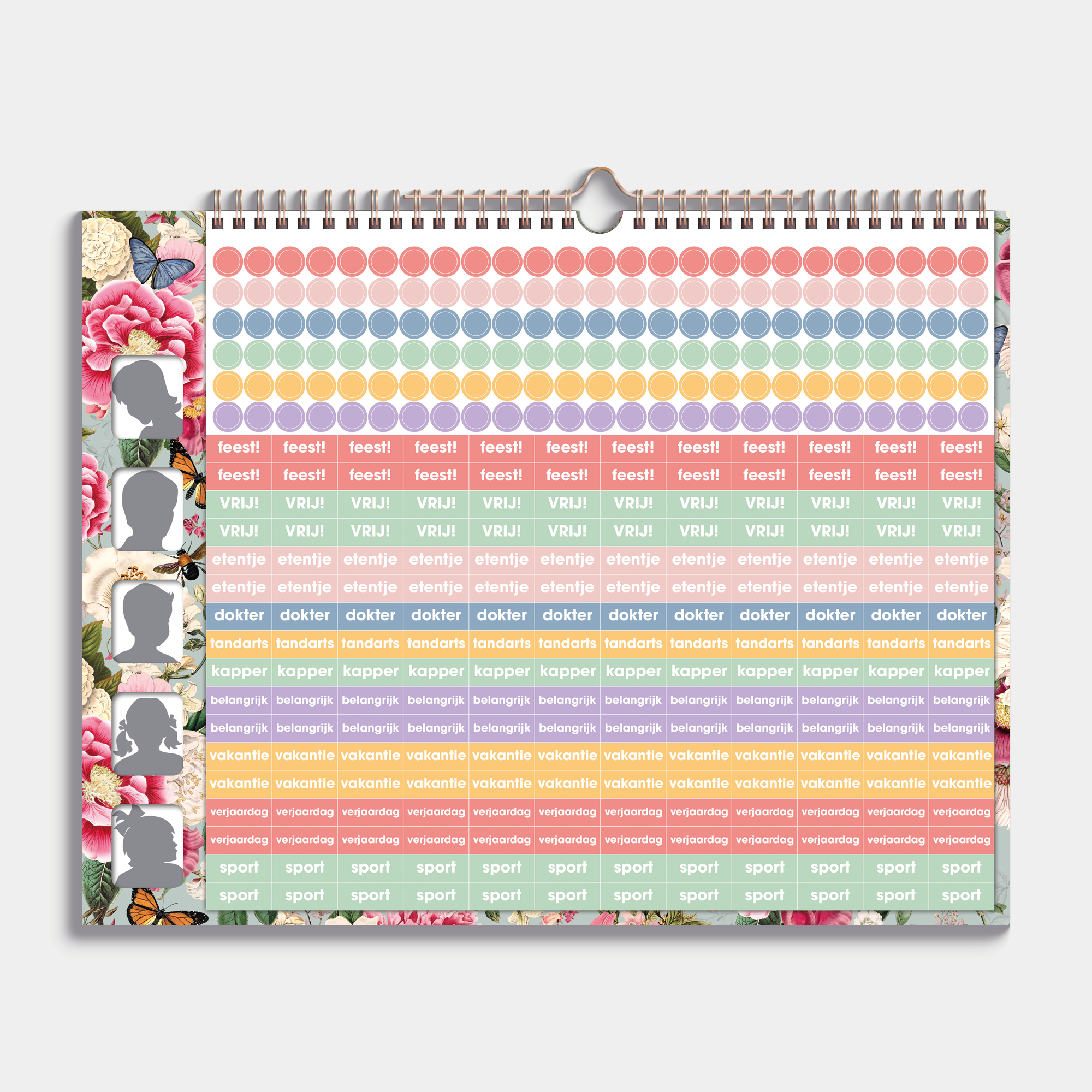 FAMILIEPLANNER 2026-2027 A3+ BROCANTE
