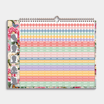 FAMILIEPLANNER 2026-2027 A3+ BROCANTE