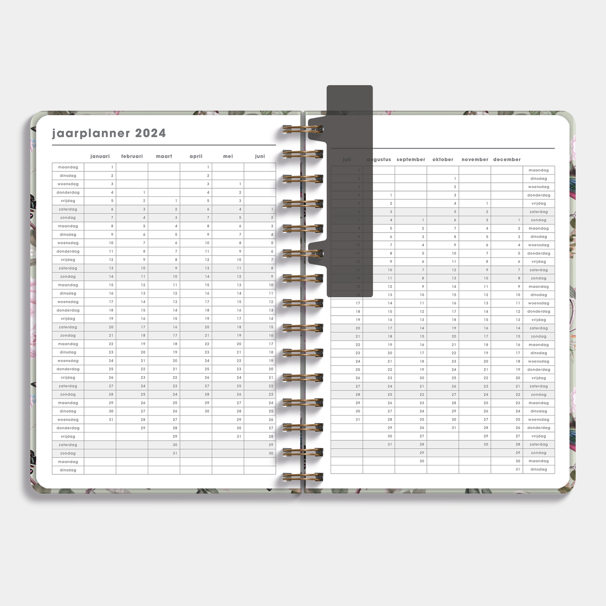 De Hobbit 18 Maanden Agenda 2025-2025 A5 Romantisch