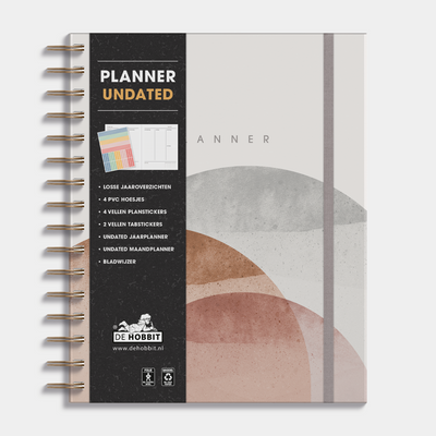 WEEKPLANNER UNDATED A5+ ABSTRACT