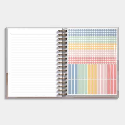WEEKPLANNER UNDATED A5+ ABSTRACT